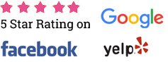 ElisaBabysitting 5 starts reviews, Google, facebook and yelp